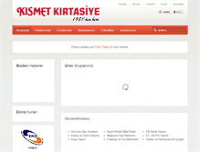 Tablet Screenshot of kismetkirtasiye.com.tr